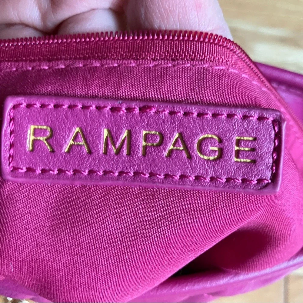 Vintage 2000s‎ Rampage Pink Quilted Studded Crossbody Shoulder Bag